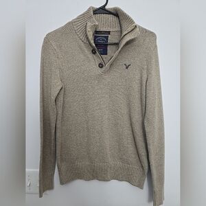 American Eagle Outfitters Tan Turtleneck Sweater